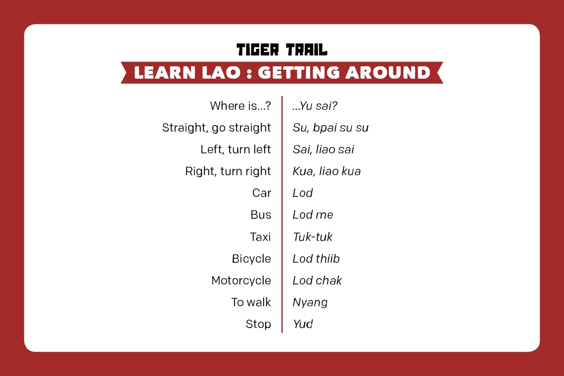 Learn Lao : Getting Around