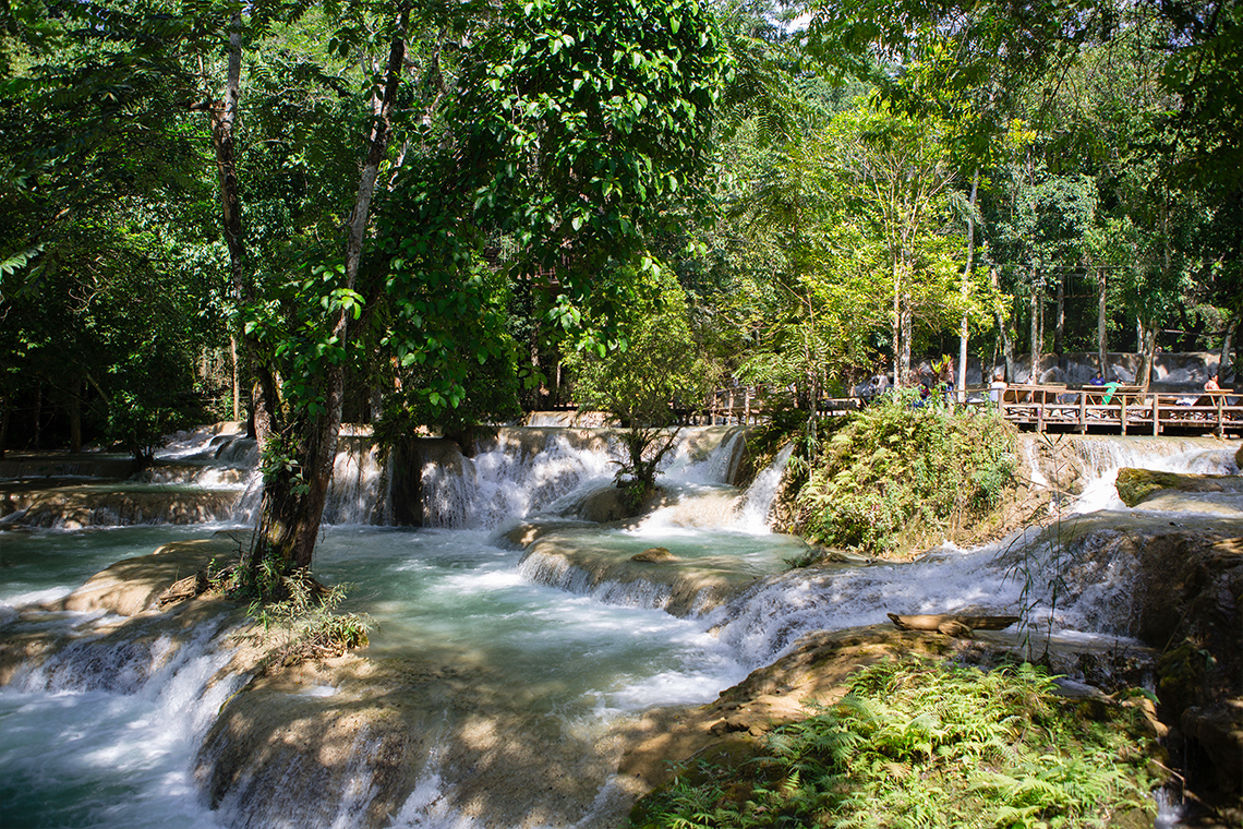 Lower Waterfall - Tad Sae Waterfall