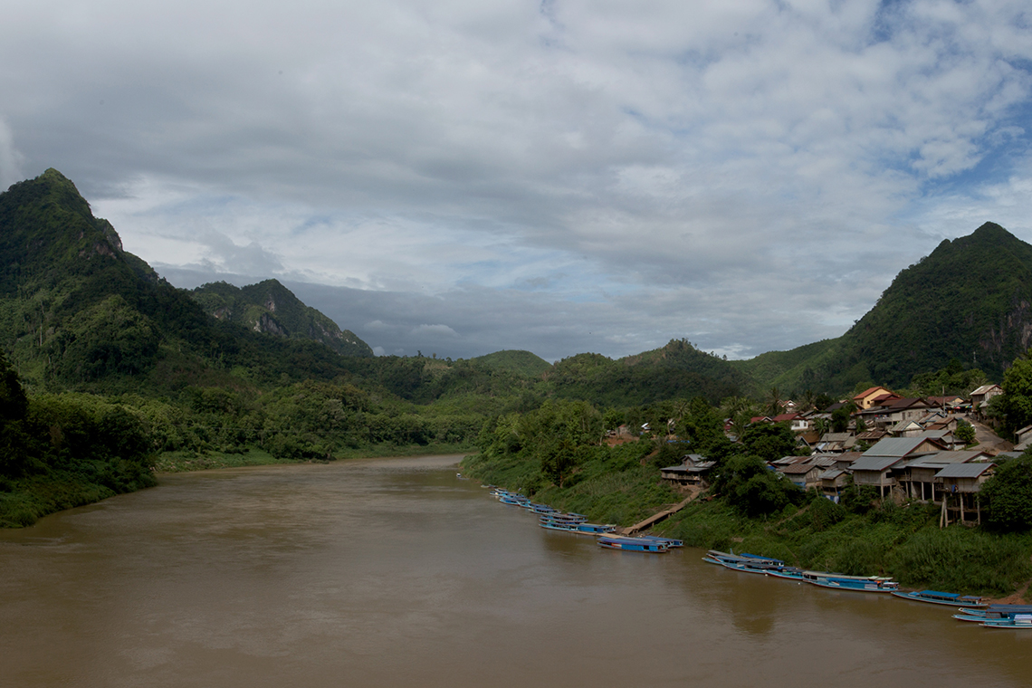 Nong Kiaw - Panorama from Bridge